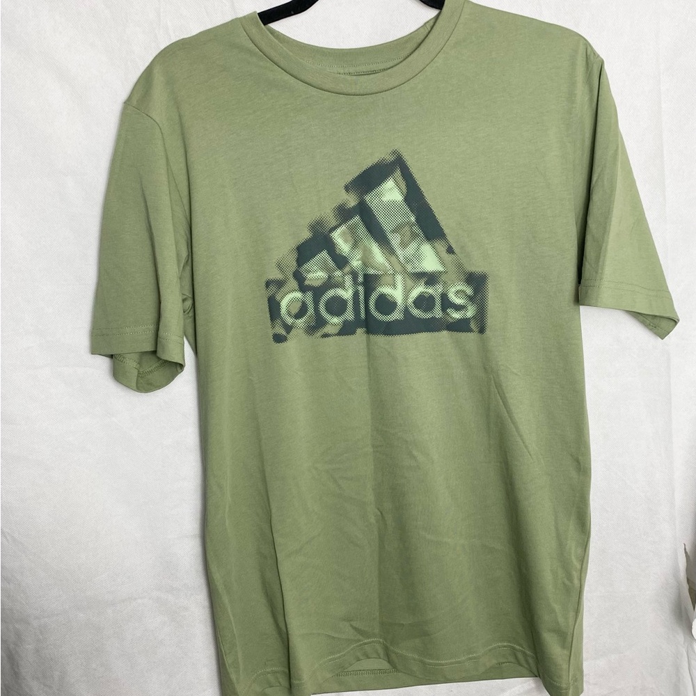 Adidas Men's Olive Graphic Tee